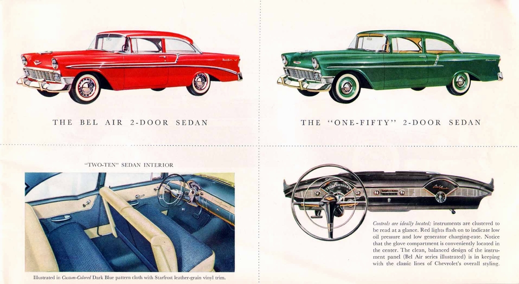 1956 Chevrolet Prestige Brochure Page 10